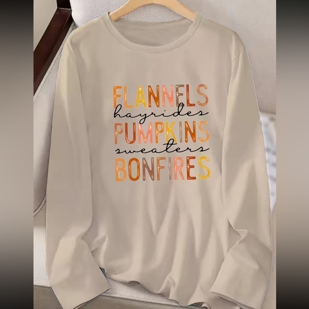 Fall longsleeve Graphic shirt